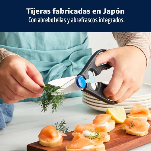 Vista 2 de Henckels Tijeras de cocina Tijeras de cocina multiusos fabricadas en Japón