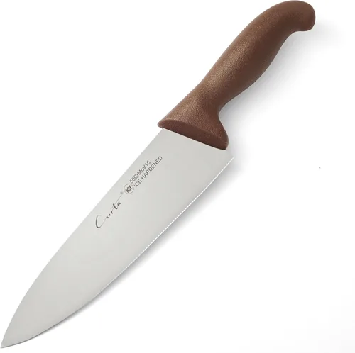Vista 23 de CURTA Cuchillo de chef de grado comercial de 6 pulgadas, certificado NSF, ergonómico, mango negro antideslizante, hoja forjada de acero inoxidable