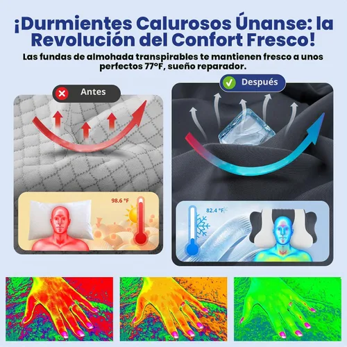 Vista 5 de DONAMA Almohada cervical para el cuello para aliviar el dolor, almohadas ergonómicas de espuma viscoelástica con doble altura para dormir