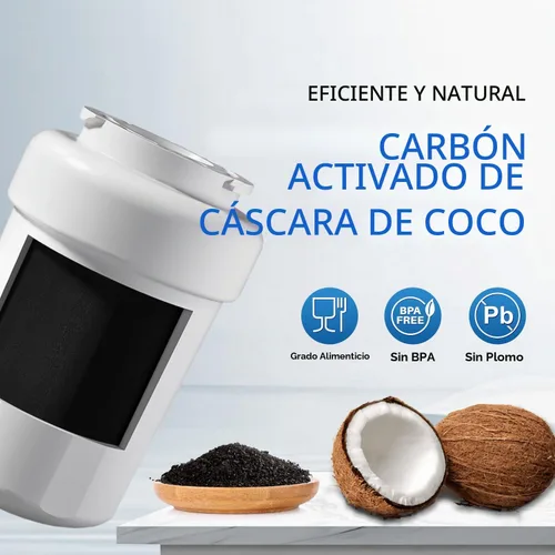 Vista 6 de PUREPLUS Filtro de agua para refrigerador RWF0600A para GE MWF, paquete