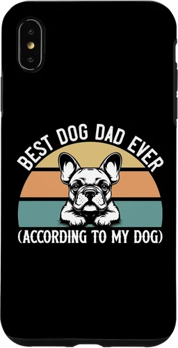 Vista 11 de French Bulldog Lover Best Dog Dad Ever Funny Pet Parent Gift Case for iPhone 17