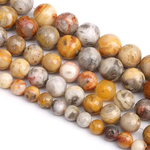 Vista 61 de 88 cuentas de piedra natural africana de piedra de sangre para hacer joyas y pulseras