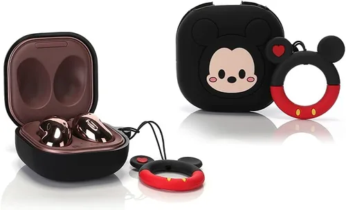 Vista 2 de Funda para Samsung Galaxy Buds FE (2023) /Buds2 Pro (2022) /Buds 2 (2021) /Buds Pro (2021) /Buds Live(2020) Earbuds, Suublg - Funda protectora