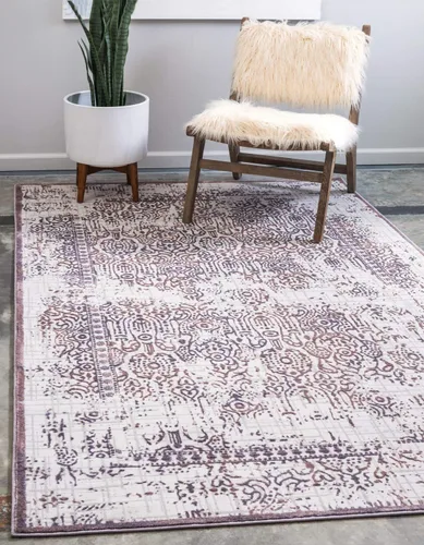 Vista 21 de Unique Loom Aberdeen Collection - Alfombra de área Stanhope (2' 7" x 6' 1" camino, gris/beige)