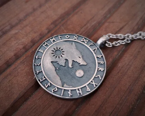 Vista 37 de Collar Yin Yang para hombre, joyería colgante de alta calidad de aspecto antiguo, regalos de Yin Yang, joyería vikinga para hombres