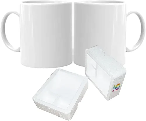 Vista 7 de MR.R Sublimation Blanks - Taza de cerámica (16 unidades), color blanco