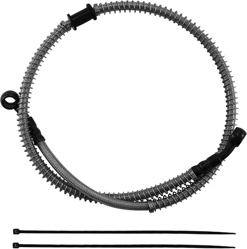 Vista 13 de PRO BAT Manguera de línea de freno hidráulico trenzada para scooter chino GY6, ATV, Dirt Bike, Go Kart 10mm extremos Banjo, Negro