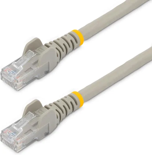 Vista 9 de StarTech Cable Ethernet CAT6 de 6 pulgadas – Cable Ethernet CAT 6 Gigabit amarillo -650 MHz 100 W PoE RJ45 UTP Network/Patch Cord Snagless w/Strain