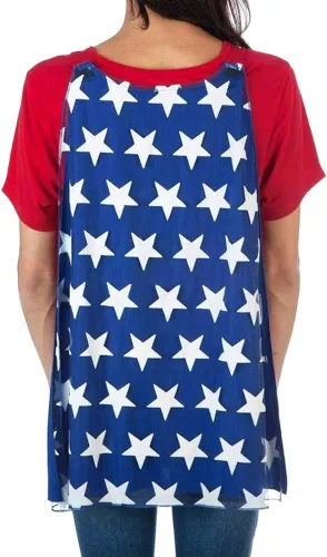 Vista 2 de Wonder Woman Camiseta de disfraz intercambiable para mujer