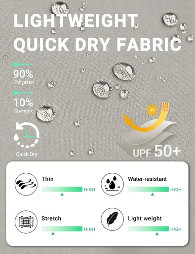 Vista 33 de BVVU Pantalones cargo capri de senderismo para mujer, ligeros, de secado rápido, pantalones deportivos impermeables para exteriores, pantalones