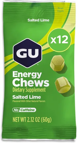 Vista 10 de GU Energy Masticables, granada de arándanos, gomitas de electrolitos, 12 bolsas (24 porciones en total)