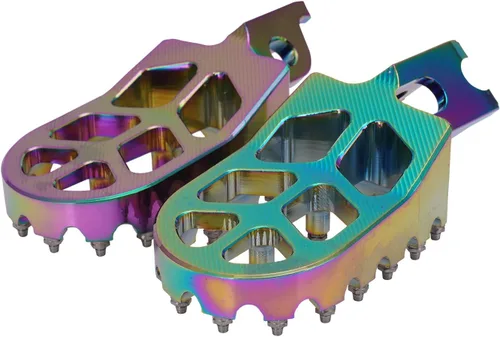 Vista 5 de AnXin Estriberas Reposapiés Pedales de Pie Apoyos CNC MX para KLX300 KLX300R KLX300SM 97-07 20-24 KLX250 06-20 KLX250S 09-14 KLX250R 94-96 KLX650