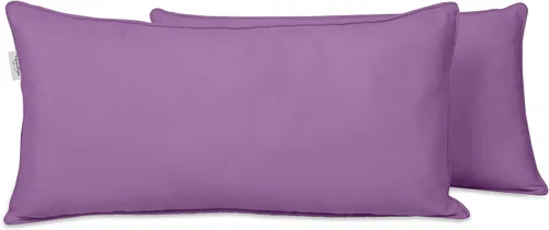 Vista 34 de Funda de almohada lumbar de tela de poliéster para interiores y exteriores, impermeable, rectangular, para todo tipo de clima, para muebles