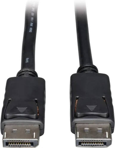 Vista 5 de TRIPP LITE Cable DisplayPort con pestillos (M/M), DP a DP, 4K x 2K, 6 pies (P580-006), negro
