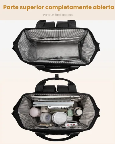 Vista 4 de LOVEVOOK - Mochila para laptop, para viaje de trabajo, bolso de enfermera, profesor, médico, viajero, para computadora de negocios, mochila