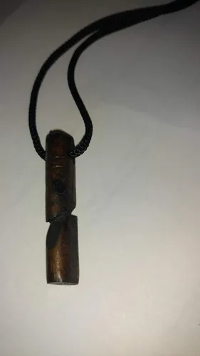 Vista 5 de Taino collar de madera para la buena suerte igual que en la playa dominicana, Madera