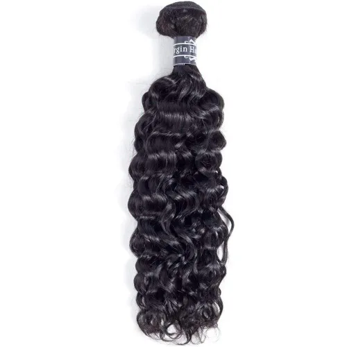 Vista 2 de Amella Hair, 100% cabello virgen rizado brasileño sin procesar, 1 paquete de 10 pulgadas (paquete de 1) extensiones de cabello virgen brasileño