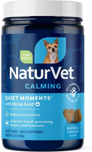 Vista 19 de NaturVet Quiet Moments Spray Calmante Herbal para Habitación Suplemento para Perros – Ideal para Automóviles, Jaulas para Perros, Nuevos Entornos