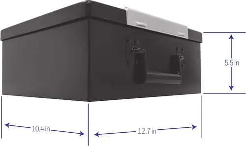 Vista 15 de Caja de seguridad de acero de Honeywell, modelo digital resistente al fuego, de 0.26 pies cúbicos, 6108