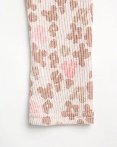 Vista 5 de Disney Conjunto de leggings para bebé 2 piezas de camiseta y leggings de Minnie Mouse (Talla 12M-4T)