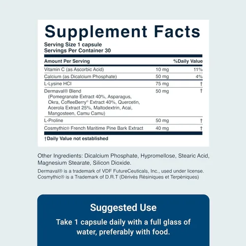 Vista 5 de ACTIVATEDYOU Essential Skin Food, suplemento avanzado de colágeno y elastina para el envejecimiento de la piel, ayuda a mejorar la apariencia
