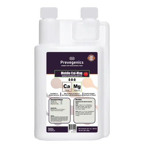 Vista 2 de Mobile Cal Mag Fertilizante líquido (8 onzas líquidas) 4-0-0 4% de calcio y 4% de magnesio Todas las etapas de crecimiento Fertilizante