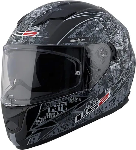 Vista 11 de LS2 Casco integral Stream Street Casco Ninja Red Blue