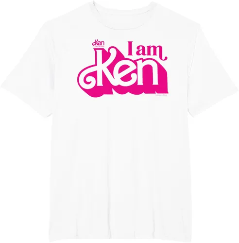 Vista 8 de Camisetas y camisetas de Barbie The Movie I Am Ken para hombres y mujeres Negro