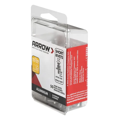 Vista 3 de Arrow Fastener RSA316IP Remaches cortos de aluminio de 316 pulgadas, paquete de 50