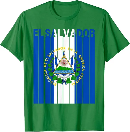 Vista 41 de Camiseta con la bandera de El Salvador