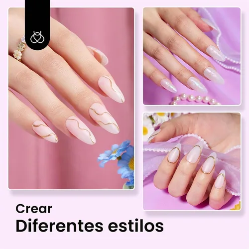 Vista 5 de Beetles - Capa superior de gel mate para esmalte de gel, 1 unidad de 0.5 fl
