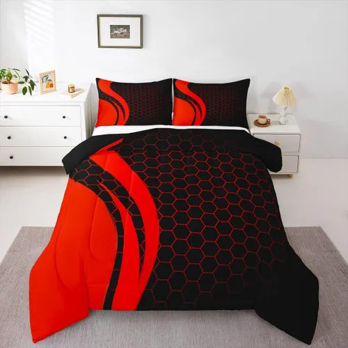 Vista 42 de Feelyou Lindo juego de ropa de cama de ajolote para niños y niñas tamaño twin, juego de edredón de salamandra para niños, mujeres y hombres, edredón