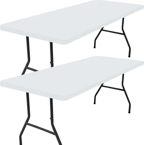 Vista 55 de Smiry - Mantel rectangular de vinilo con respaldo de franela elástica ajustada para mesas plegables de 2 pies, manteles impermeables y lavables