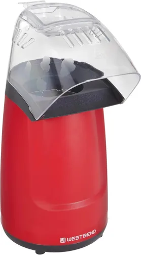 Vista 9 de West Bend Air Crazy - Máquina para hacer palomitas de maíz de aire caliente, 4 cuartos de galón, sin aceite, para aperitivos más saludables Negro