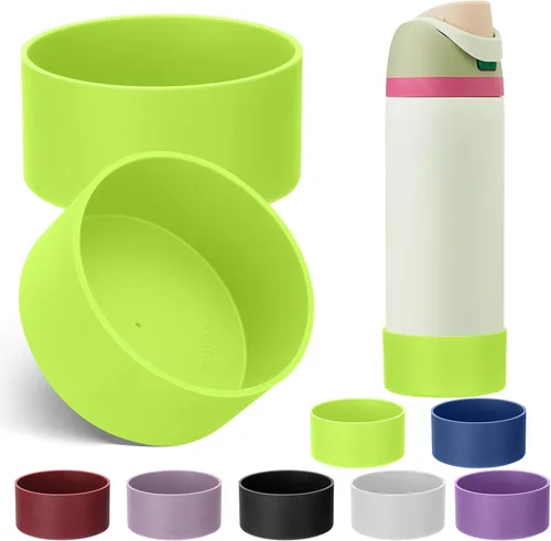 Vista 36 de Mity rain Bota de silicona 2PCS para botella de agua Owala FreeSip Malvavisco tímido