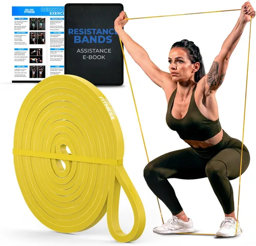 Vista 15 de Bandas de Resistencia de Asistencia para Dominadas - Bandas de Potencia de Bucle Largo para Hombres y Mujeres - Entrenamiento de Fuerza, Potencia