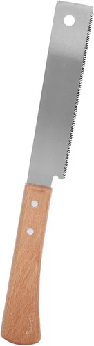 Vista 8 de Fafeicy Sierra de corte empotrada, sierra de mano pequeña, mango de madera, herramienta de corte a ras de carpintería precisa para el hogar