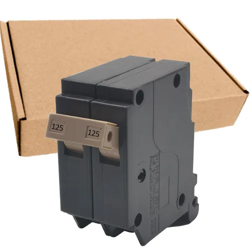 Vista 17 de Interruptor de circuito de 15 Amp, 1 polo, tipo de enchufe de 3/4 de pulgada, disyuntor de caja moldeada compatible con centros de carga OEM, 10KA