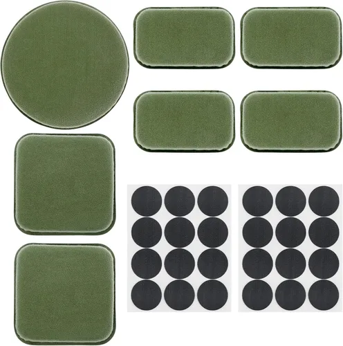 Vista 15 de Kit de acolchado para casco, almohadillas universales de espuma de repuesto para bicicleta, motocicleta, accesorios para casco (negro, juego de 1)