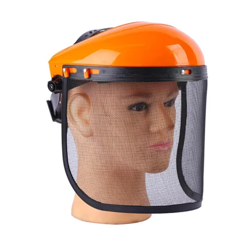 Vista 3 de Protector facial resistente a los impactos con diadema ajustable, protector transparente para trabajos metálicos y construcción, protector facial