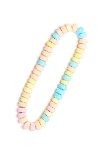 Vista 8 de 36 collares de dulces envueltos individualmente, gargantilla de dulces a
