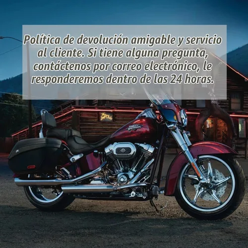 Vista 7 de 3148 Soporte de placa de matrícula curvado inclinado con marco compatible con Harley Davidson montaje de 3 agujeros (negro)