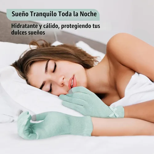 Vista 7 de Evridwear Guantes de algodón hidratantes con pantalla táctil para manos secas, para SPA, cuidado de manos con eccema, guantes hidratantes