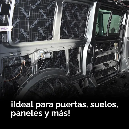 Vista 5 de Dynamat Xtreme Tech Pack Aislamiento Acústico Insonorizante para Automóvil – Amortiguación de Ruido para Piso, Puertas, Paneles, Capó, Motor