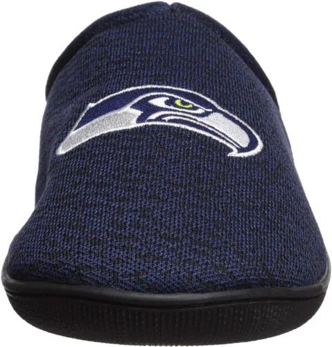 Vista 72 de FOCO NFL - Pantuflas para hombre con suela Cupsole tejidas en poliéster
