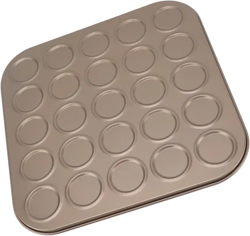 Vista 2 de Zerodis Molde superior para magdalenas, revestimiento antiadherente que libera fácilmente muffins, resistente a altas temperaturas, bandeja