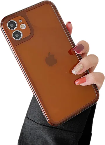 Vista 31 de ZTOFERA Funda para iPhone 7/8/SE 5.5 pulgadas, linda funda de silicona suave transparente con parachoques retro de color transparente a prueba