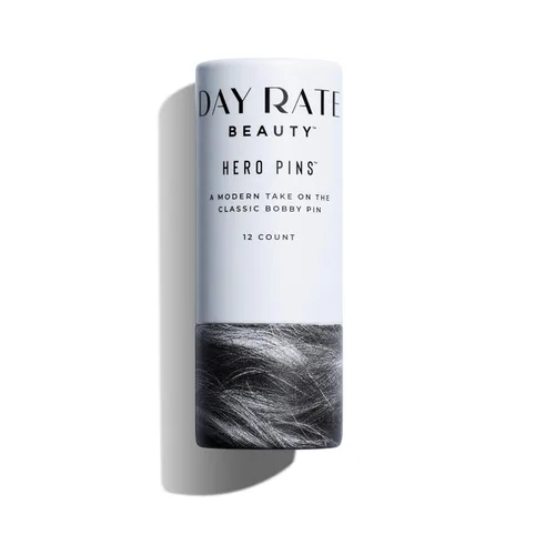 Vista 4 de Day Rate Beauty Hero Pins (2 pulgadas, tubo de 12) – Pasadores profesionales para bollos y recogidos seguros – Recubierto de nailon, anti-rozaduras