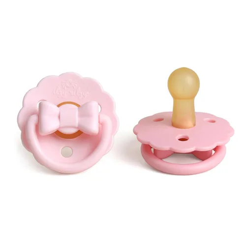 Vista 17 de Itzy Ritzy Chupetes de goma natural para 0 a 6 meses, juego de 2