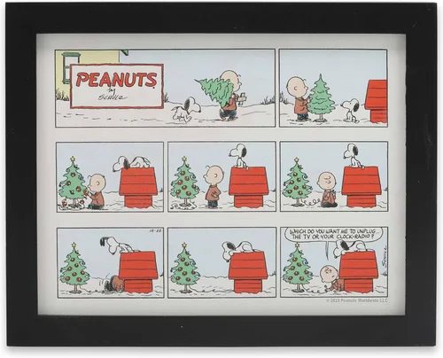 Vista 11 de Peanuts Snoopy Dribbling - Decoración de pared de madera con marco de baloncesto, divertida imagen de Snoopy para el hogar